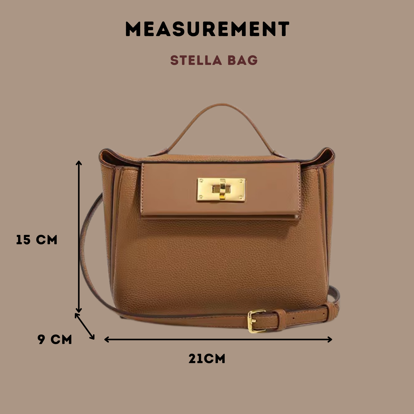 PRE-ORDER: STELLA BLACK BAG