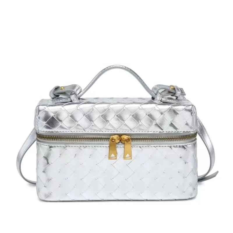 SHERRY SILVER CAMERA BAG