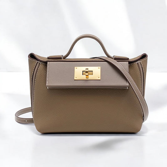 PRE-ORDER: STELLA TAUPE BAG