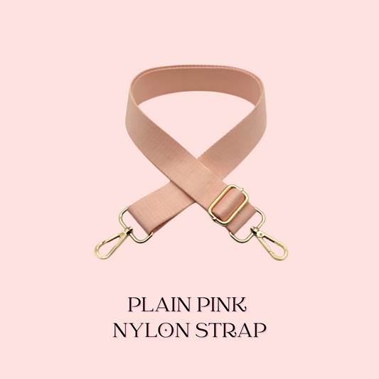 PLAIN PINK NYLON STRAP