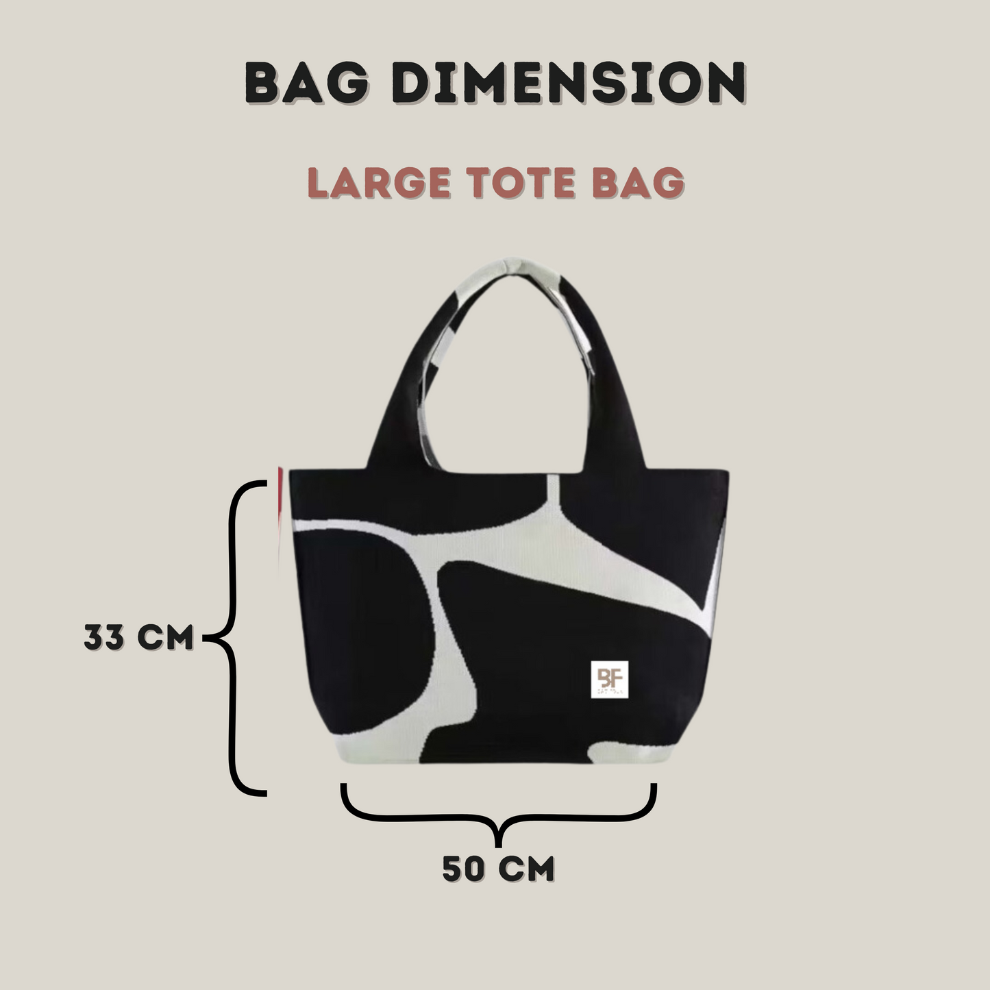 LESLIE LARGE TOTE BAG