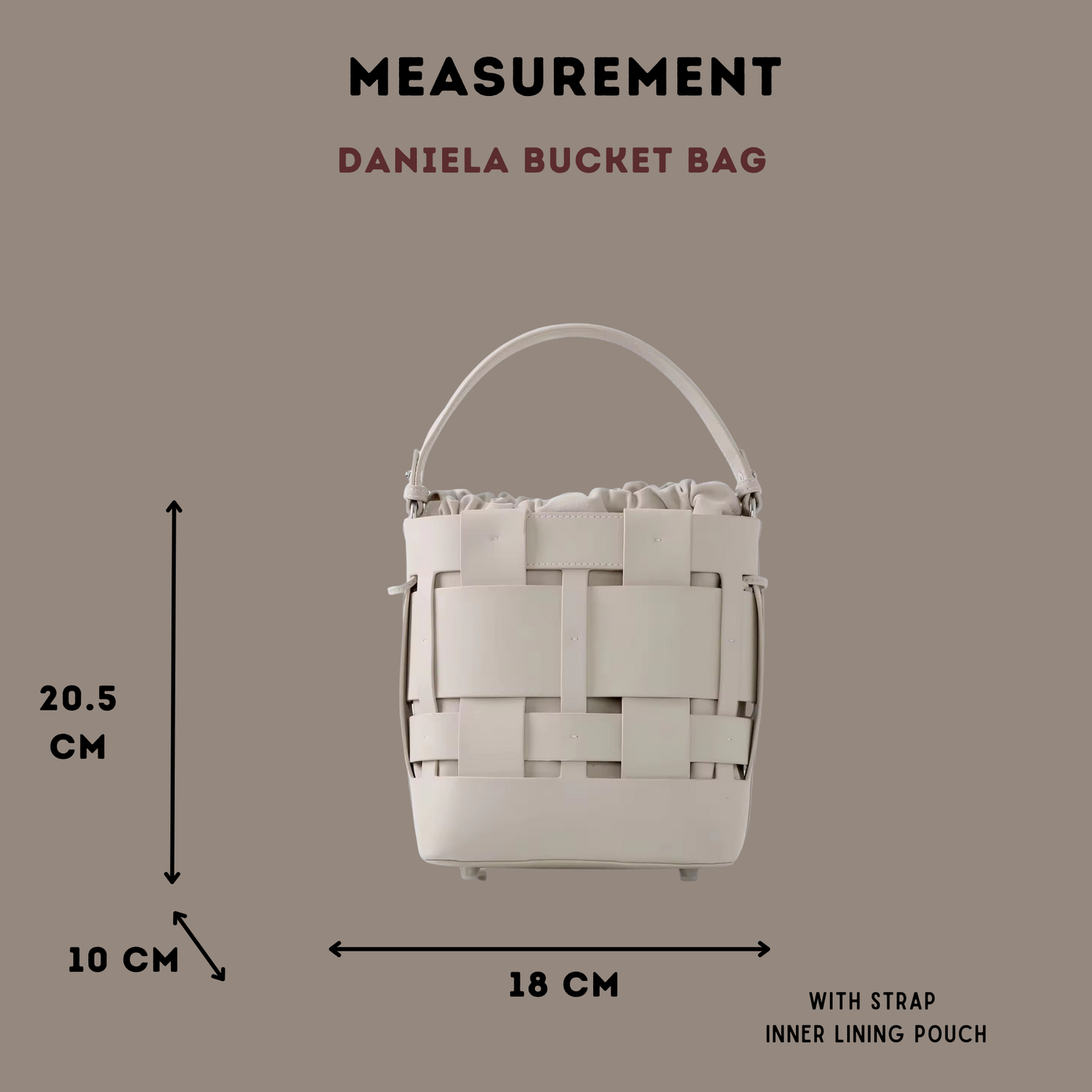PRE-ORDER: DANIELA BUCKET BAG