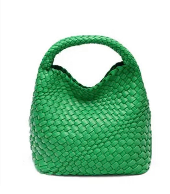 GREEN MIDI BINDLE BAG