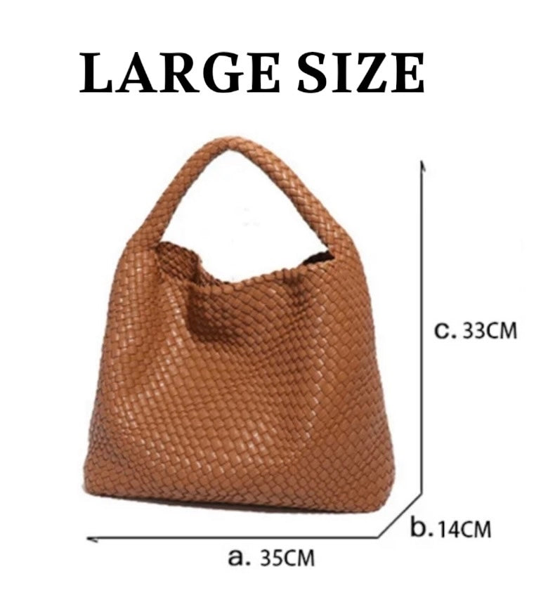 BROWN LARGE BINDLE BAG