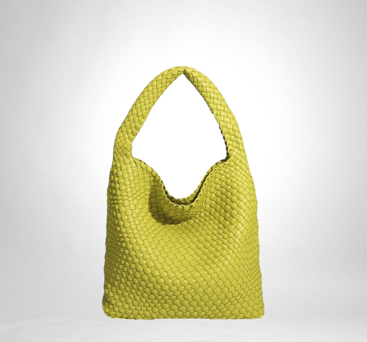 YELLOW GREEN LARGE BINDLE BAG