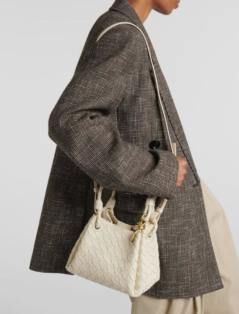 PRE-ORDER: TAUPE SHERRY MIDI BAG