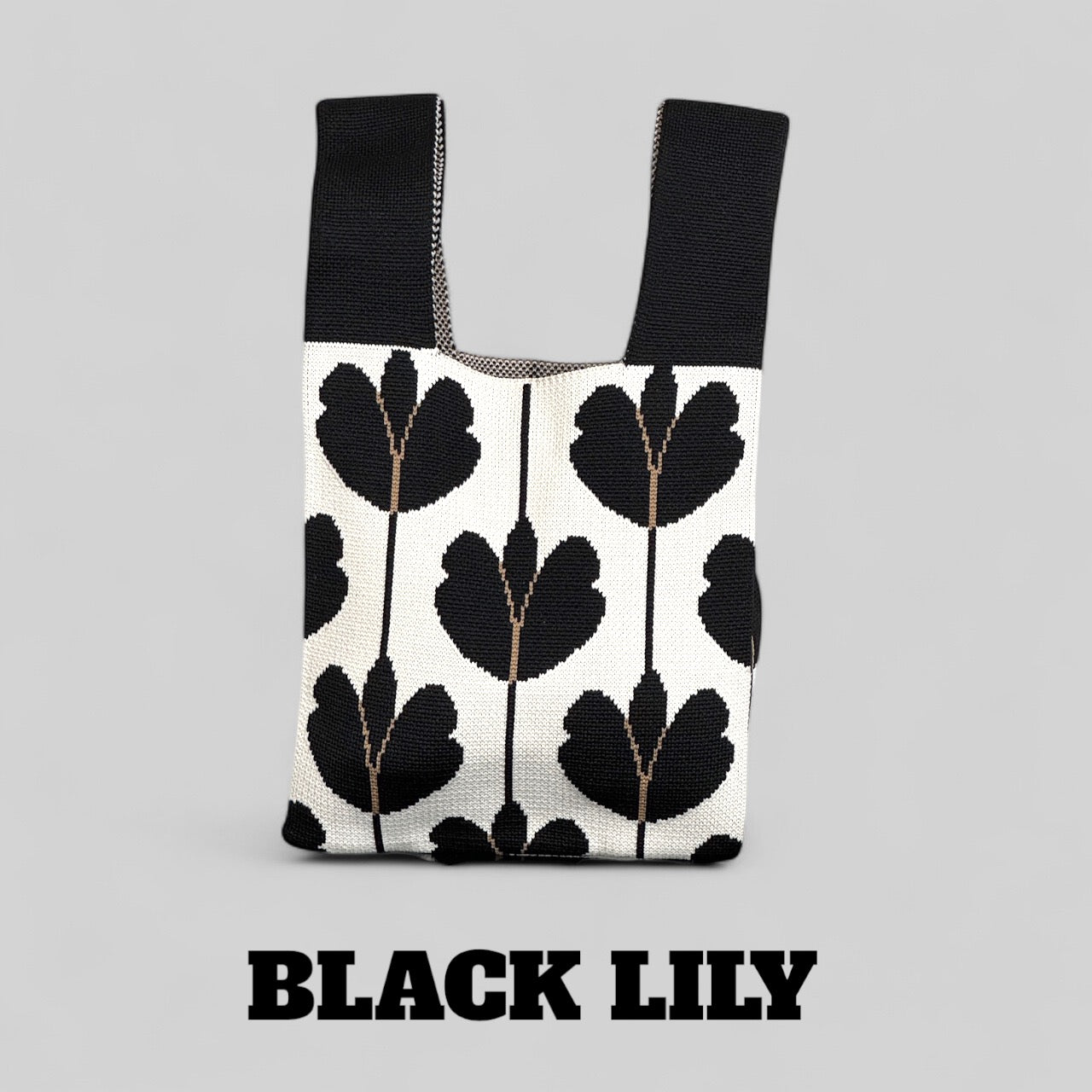 BLACK LILY YOYO BAG