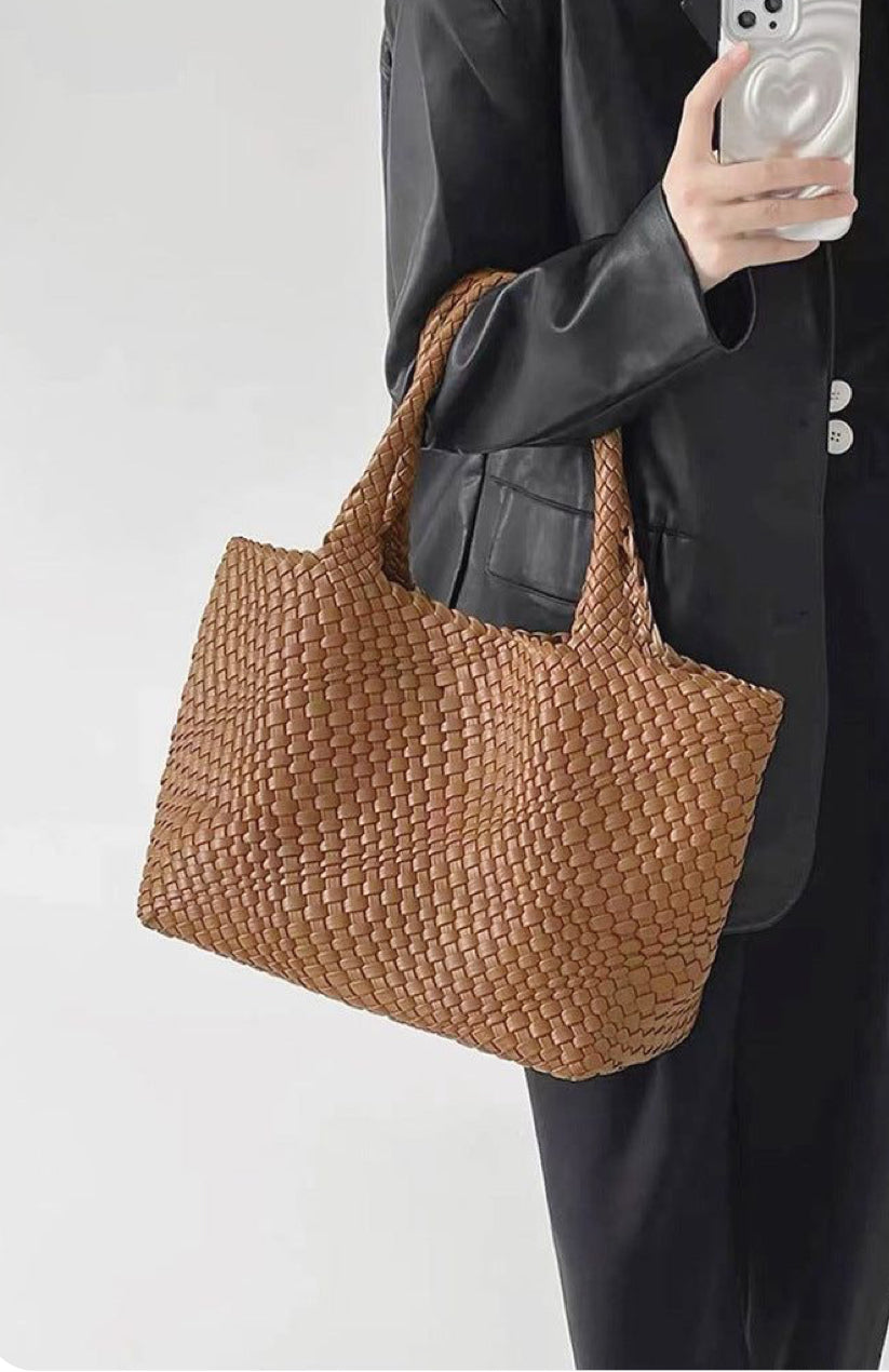 SHERRY MOCHA LARGE TOTE