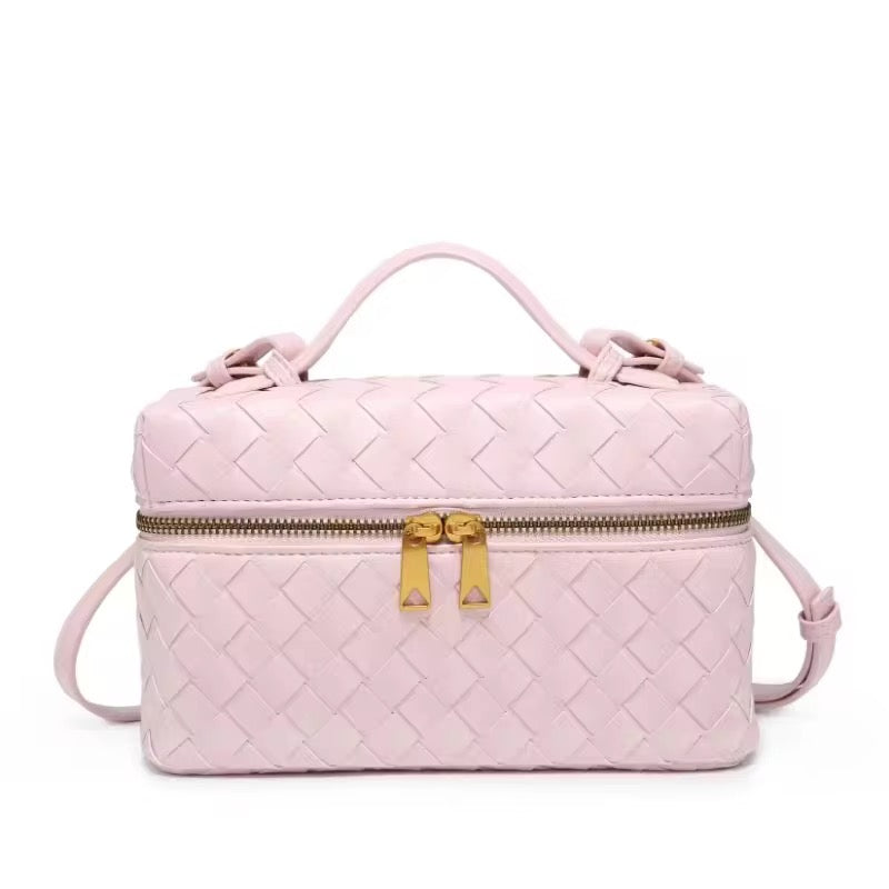 LIGHT PINK SHERRY CAMERA BAG