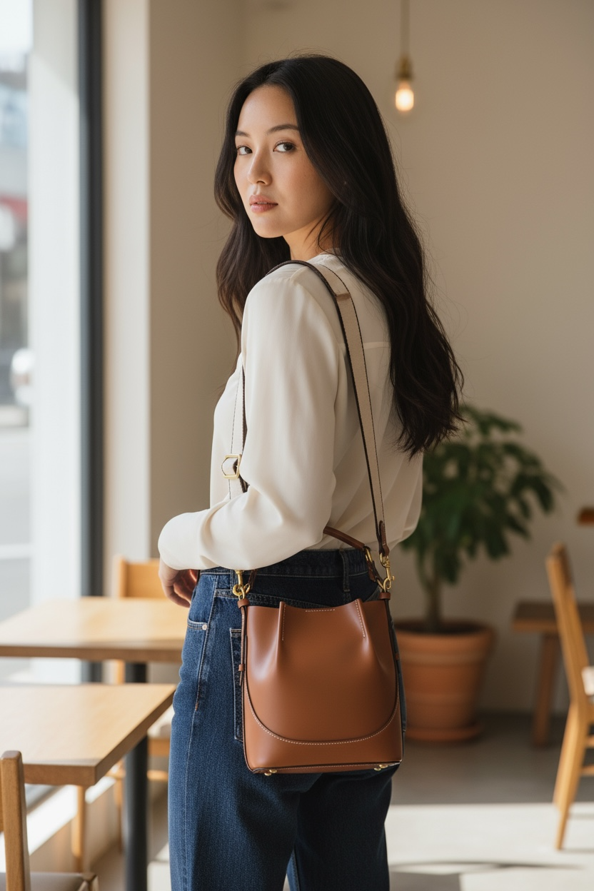 LUNA BUCKET BAG