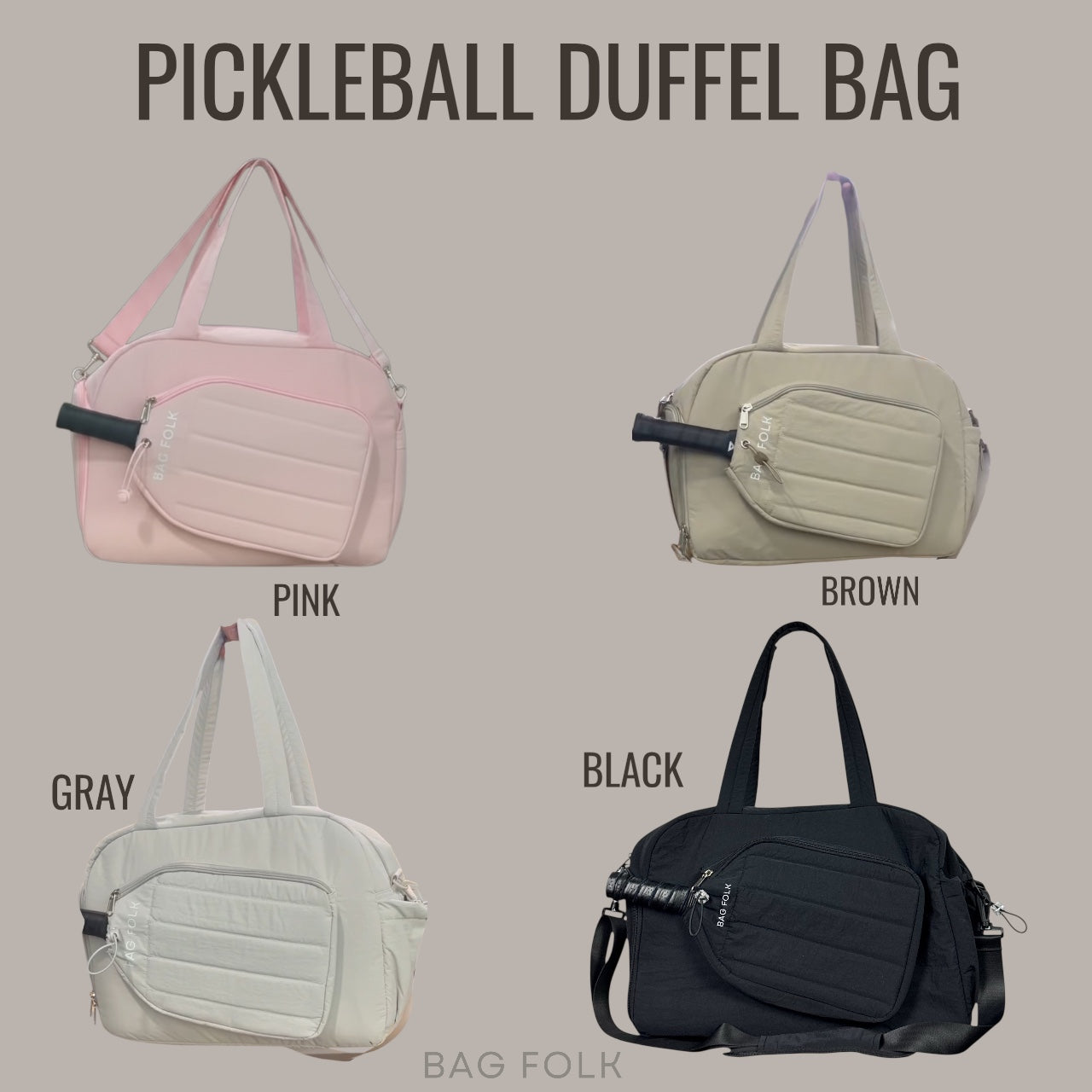 PICKLEBALL DUFFEL BAG