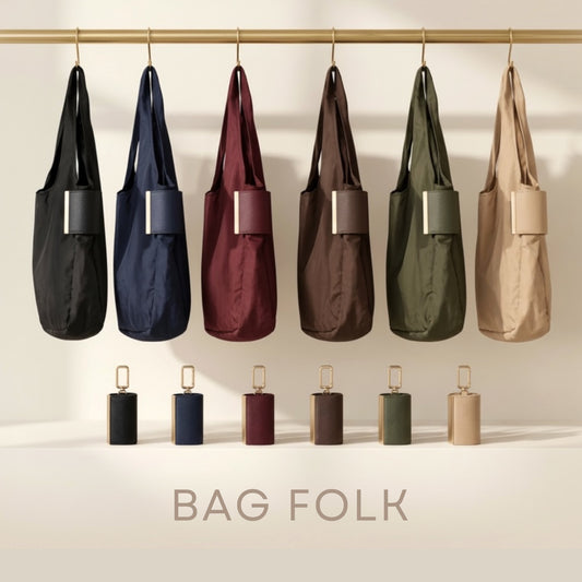 Meri Foldable Clip Tote Bag